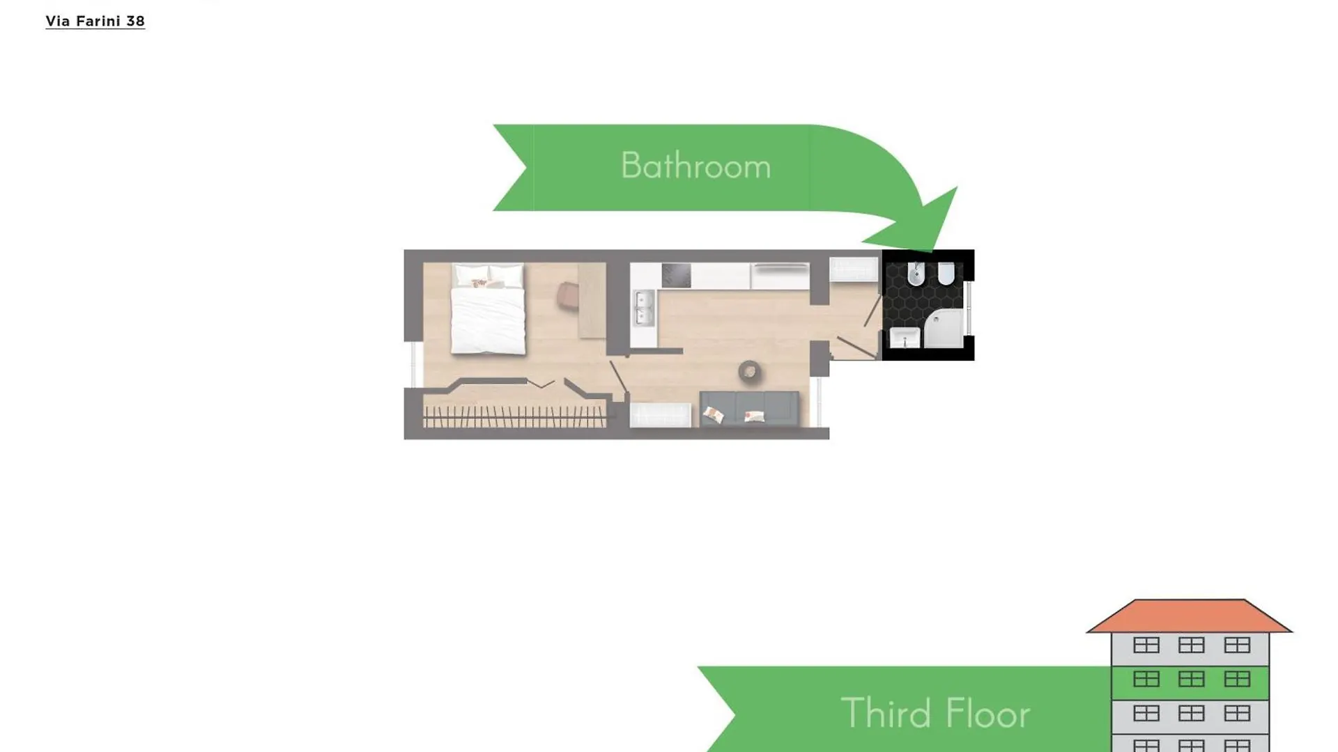 Isola-Garibaldi Newly Renovated 1 Bedroom By Rentopolis Milan