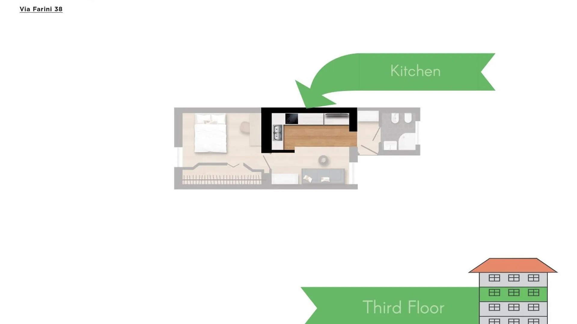 Isola-Garibaldi Newly Renovated 1 Bedroom By Rentopolis Milan